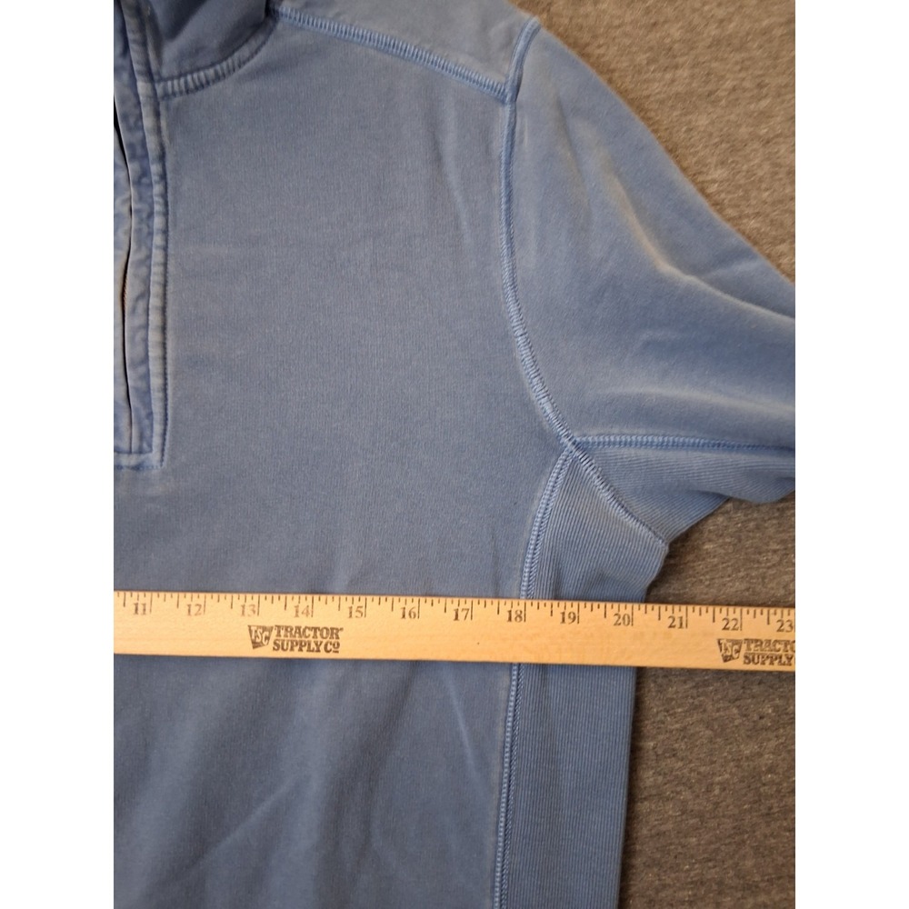 Tommy Bahama Mens Jacket M Blue Knit 1/4 Zip University San Diego Resort Casual - Picture 3 of 8